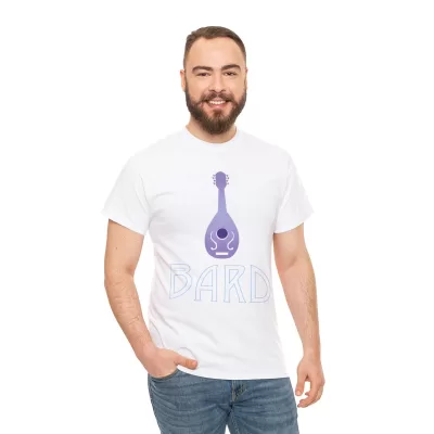 Bard | Unisex Class T-shirt | Dungeons and Dragons Style | Pathfinder Style | Fantastic Gift | Metal D20 Shirt | Dragon Dice Shirt - Image 13