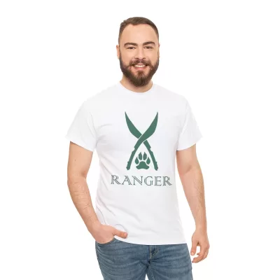 Ranger | Unisex T-shirt | Dungeons and Dragons Style | Pathfinder Style | Fantastic Gift | Metal D20 Shirt | Dragon Dice Shirt - Image 13