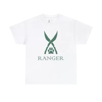 Ranger | Unisex T-shirt | Dungeons and Dragons Style | Pathfinder Style | Fantastic Gift | Metal D20 Shirt | Dragon Dice Shirt - Image 14