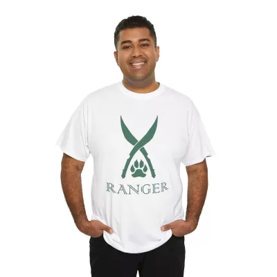 Ranger | Unisex T-shirt | Dungeons and Dragons Style | Pathfinder Style | Fantastic Gift | Metal D20 Shirt | Dragon Dice Shirt - Image 20