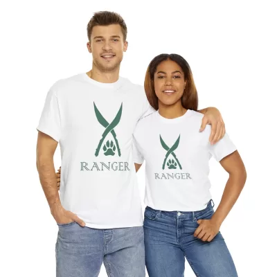 Ranger | Unisex T-shirt | Dungeons and Dragons Style | Pathfinder Style | Fantastic Gift | Metal D20 Shirt | Dragon Dice Shirt - Image 22