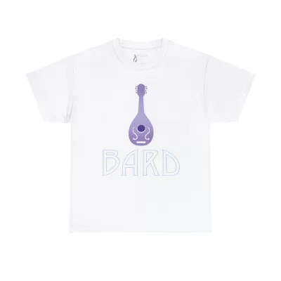 Bard | Unisex Class T-shirt | Dungeons and Dragons Style | Pathfinder Style | Fantastic Gift | Metal D20 Shirt | Dragon Dice Shirt - Image 14