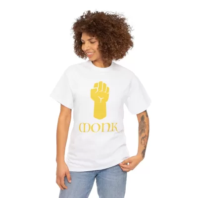 Monk | Unisex T-shirt | Dungeons and Dragons Style | Pathfinder Style | Fantastic Gift | Metal D20 Shirt | Dragon Dice Shirt - Image 13