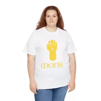 Monk | Unisex T-shirt | Dungeons and Dragons Style | Pathfinder Style | Fantastic Gift | Metal D20 Shirt | Dragon Dice Shirt - Image 19