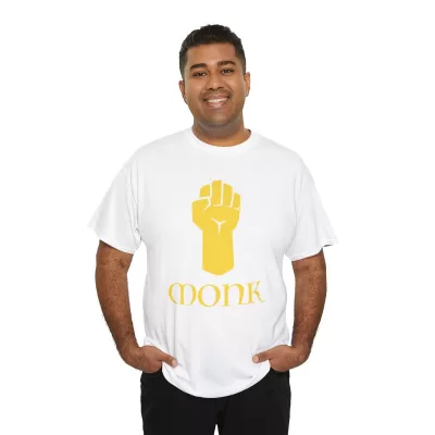 Monk | Unisex T-shirt | Dungeons and Dragons Style | Pathfinder Style | Fantastic Gift | Metal D20 Shirt | Dragon Dice Shirt - Image 20