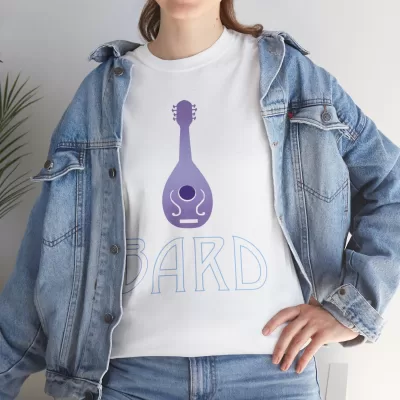 Bard | Unisex Class T-shirt | Dungeons and Dragons Style | Pathfinder Style | Fantastic Gift | Metal D20 Shirt | Dragon Dice Shirt - Image 21
