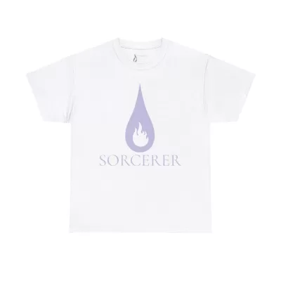 Sorcerer | Unisex Class T-shirt | Dungeons and Dragons Style | Pathfinder Style | Fantastic Gift | Metal D20 Shirt | Dragon Dice Shirt - Image 14