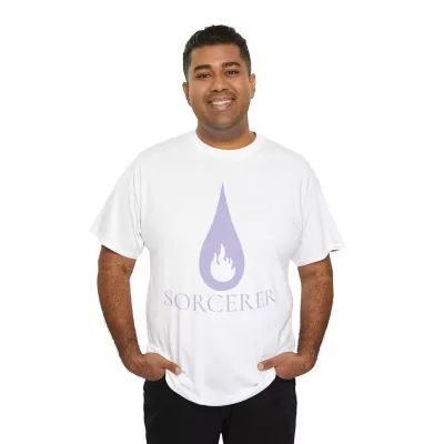 Sorcerer | Unisex Class T-shirt | Dungeons and Dragons Style | Pathfinder Style | Fantastic Gift | Metal D20 Shirt | Dragon Dice Shirt - Image 20