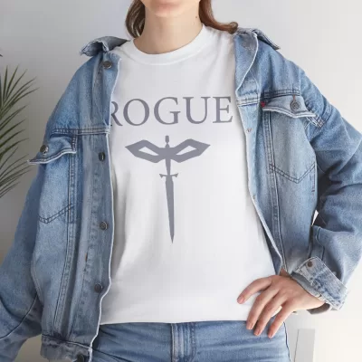 Rogue | Unisex Class T-shirt | Dungeons and Dragons Style | Pathfinder Style | Fantastic Gift | Metal D20 Shirt | Dragon Dice Shirt - Image 21
