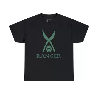Ranger | Unisex T-shirt | Dungeons and Dragons Style | Pathfinder Style | Fantastic Gift | Metal D20 Shirt | Dragon Dice Shirt - Image 2