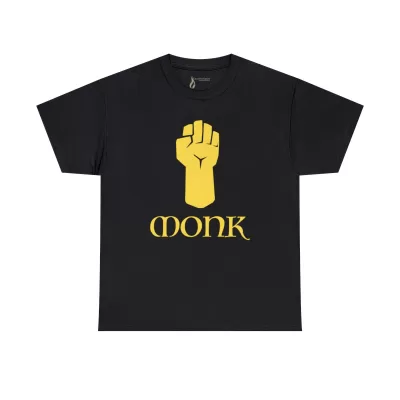 Monk | Unisex T-shirt | Dungeons and Dragons Style | Pathfinder Style | Fantastic Gift | Metal D20 Shirt | Dragon Dice Shirt - Image 38