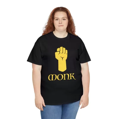Monk | Unisex T-shirt | Dungeons and Dragons Style | Pathfinder Style | Fantastic Gift | Metal D20 Shirt | Dragon Dice Shirt - Image 43