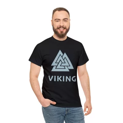 Viking | Unisex Class T-shirt | Dungeons and Dragons Style | Pathfinder Style | Fantastic Gift | Metal D20 Shirt | Dragon Dice Shirt - Image 2