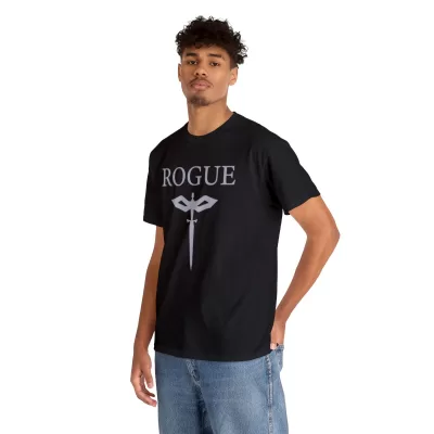 Rogue | Unisex Class T-shirt | Dungeons and Dragons Style | Pathfinder Style | Fantastic Gift | Metal D20 Shirt | Dragon Dice Shirt - Image 6