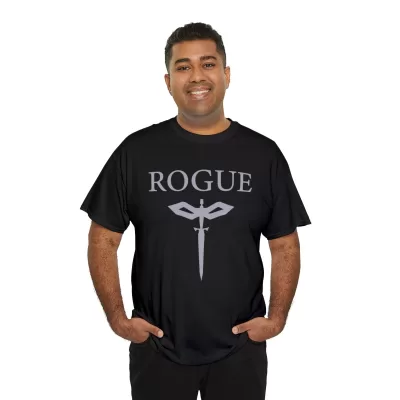 Rogue | Unisex Class T-shirt | Dungeons and Dragons Style | Pathfinder Style | Fantastic Gift | Metal D20 Shirt | Dragon Dice Shirt - Image 8