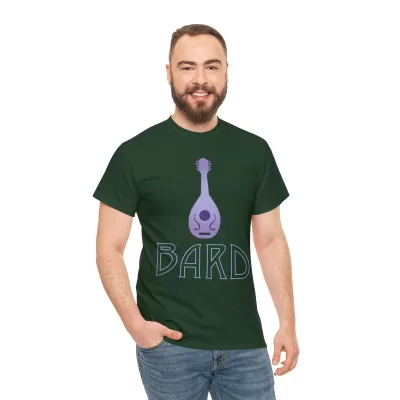 Bard | Unisex Class T-shirt | Dungeons and Dragons Style | Pathfinder Style | Fantastic Gift | Metal D20 Shirt | Dragon Dice Shirt - Image 37