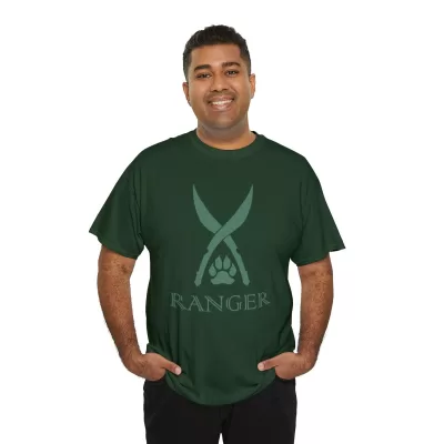 Ranger | Unisex T-shirt | Dungeons and Dragons Style | Pathfinder Style | Fantastic Gift | Metal D20 Shirt | Dragon Dice Shirt - Image 44