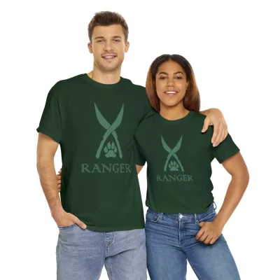 Ranger | Unisex T-shirt | Dungeons and Dragons Style | Pathfinder Style | Fantastic Gift | Metal D20 Shirt | Dragon Dice Shirt - Image 46