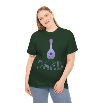 Bard | Unisex Class T-shirt | Dungeons and Dragons Style | Pathfinder Style | Fantastic Gift | Metal D20 Shirt | Dragon Dice Shirt - Image 41