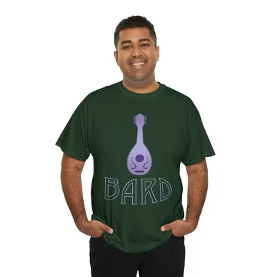 Bard | Unisex Class T-shirt | Dungeons and Dragons Style | Pathfinder Style | Fantastic Gift | Metal D20 Shirt | Dragon Dice Shirt - Image 44