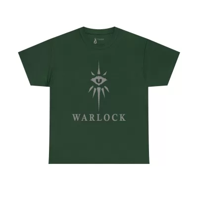 Warlock | Unisex Class T-shirt | Dungeons and Dragons Style | Pathfinder | Fantastic Gift | Metal D20 Shirt | Dragon Dice Shirt - Image 38