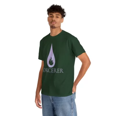 Sorcerer | Unisex Class T-shirt | Dungeons and Dragons Style | Pathfinder Style | Fantastic Gift | Metal D20 Shirt | Dragon Dice Shirt - Image 54