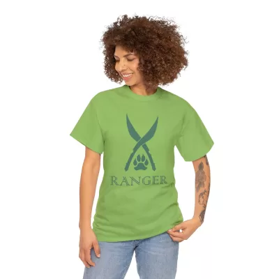 Ranger | Unisex T-shirt | Dungeons and Dragons Style | Pathfinder Style | Fantastic Gift | Metal D20 Shirt | Dragon Dice Shirt - Image 28